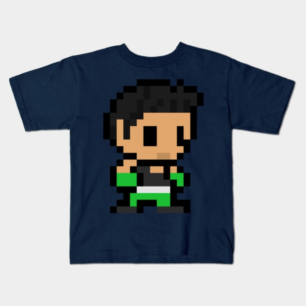 pixelated little mac Kids T-Shirt by sweendle